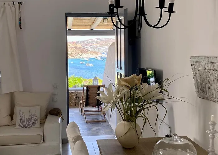 Beautiful House With Stunning Views In Costa Ilios Mykonos Town
